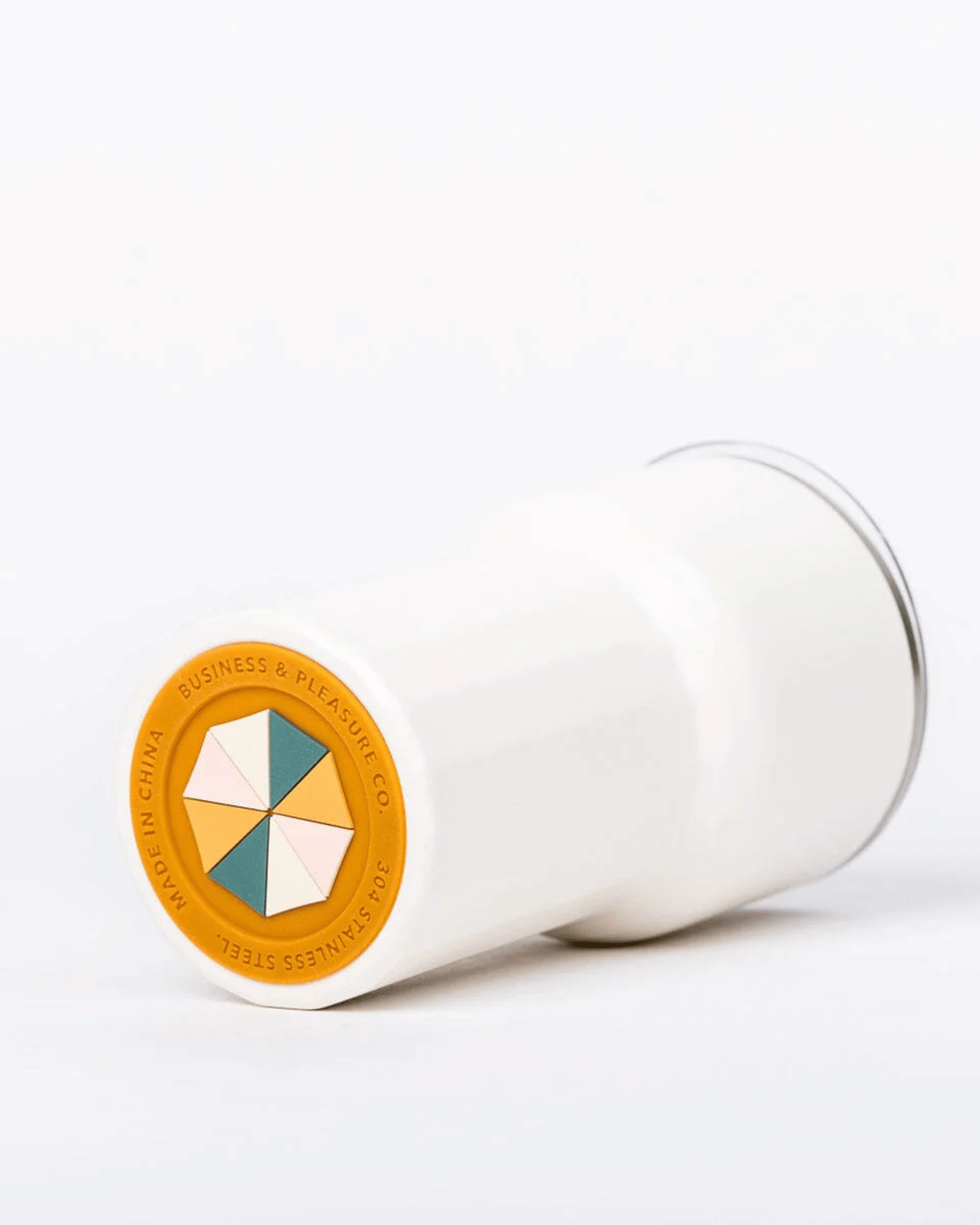 Business & Pleasure Co - The Hemingway Drinkware Travel Cup - Highball - Antique White - 12 Oz / 475 ML