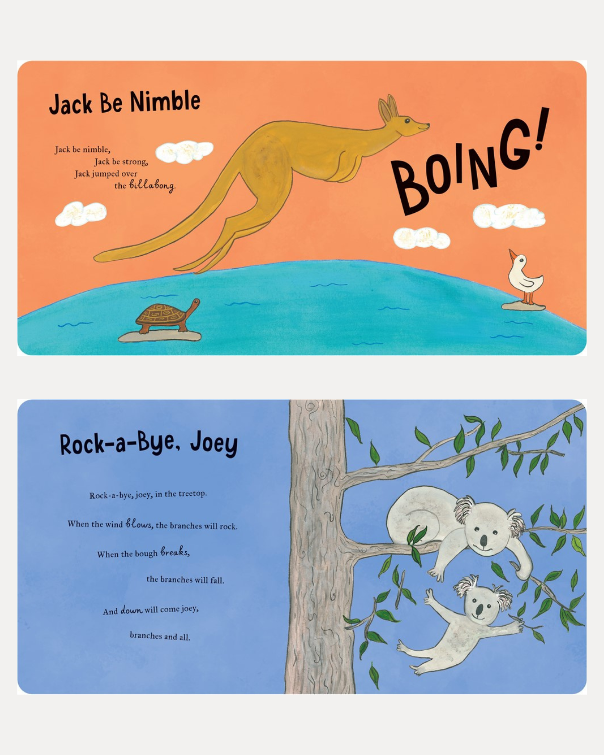 The Little Book of Australian Nursery Rhymes by Frane Lessac