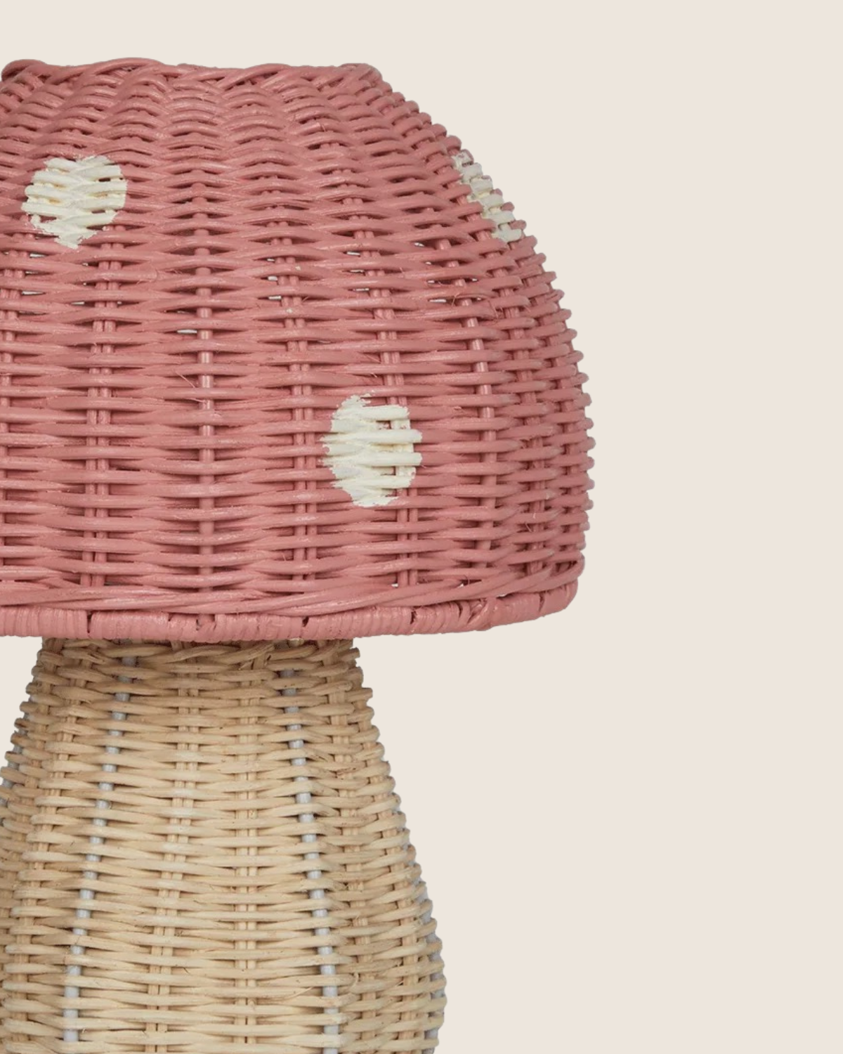 Olli Ella Dozy Toadstool Lamp - Musk