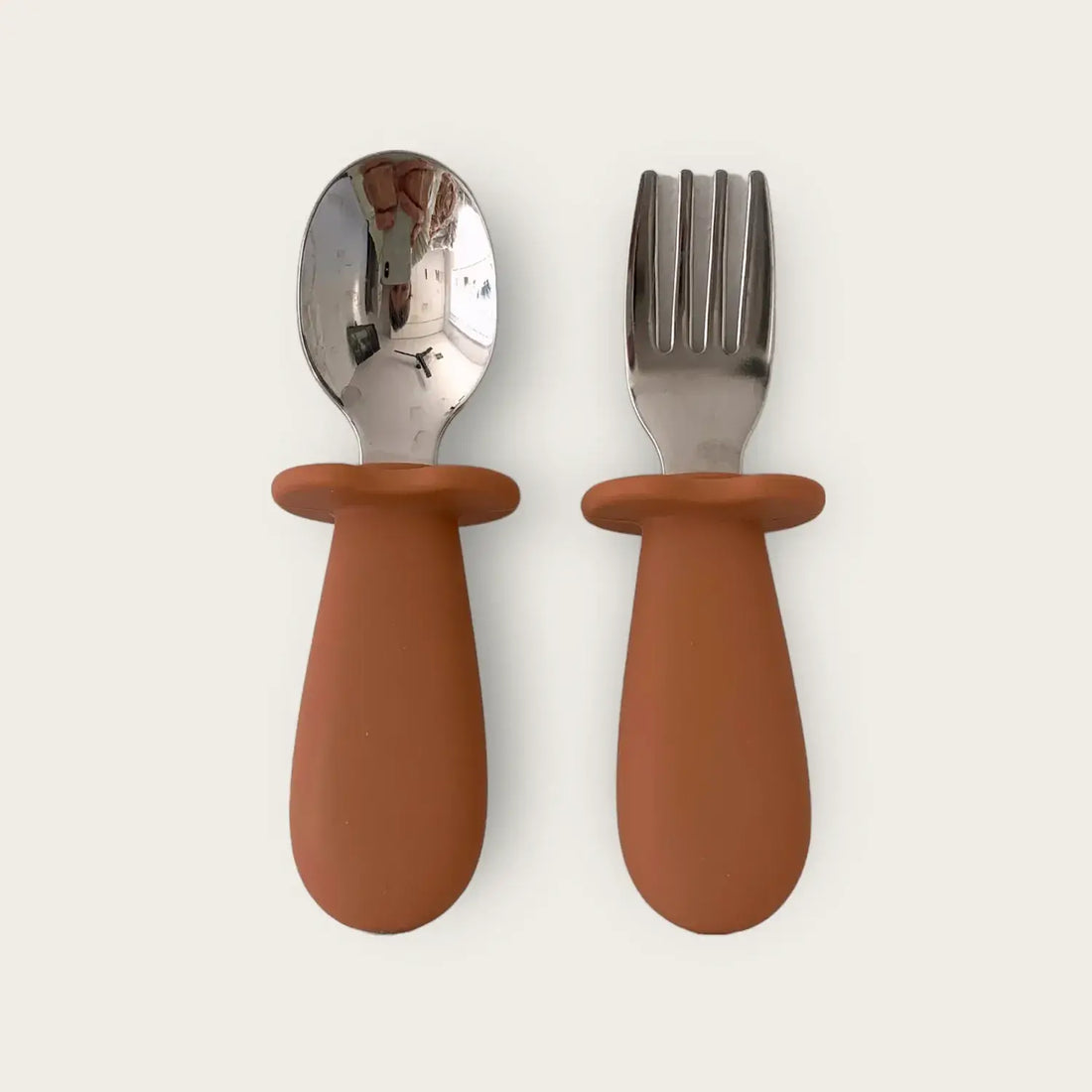 Toddler Cutlery Set - Cinnamon by Rommer Co