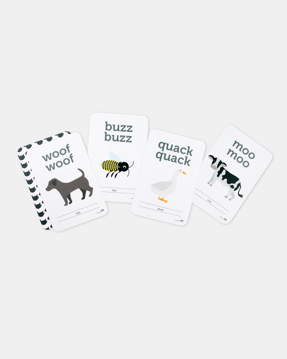 Animal Sound Flash Cards by Two Little Ducklings