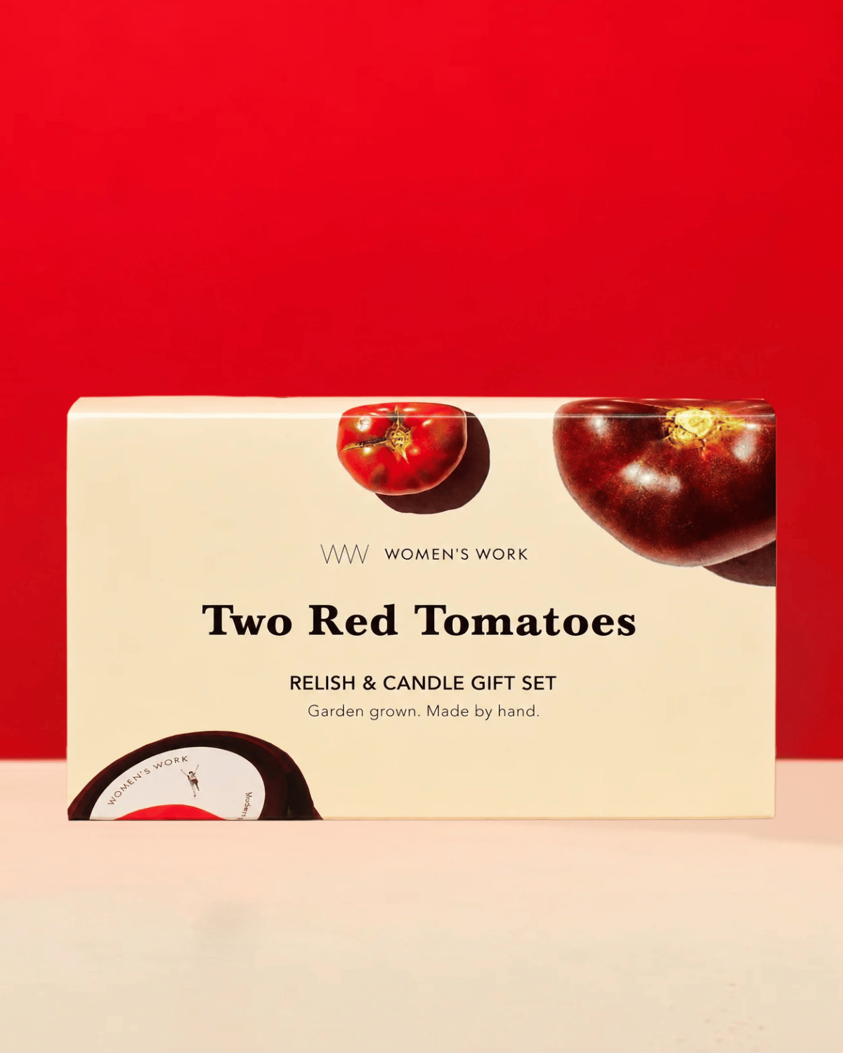Two Red Tomatoes, A Relish & Candle Gift Set (115g) By Women&