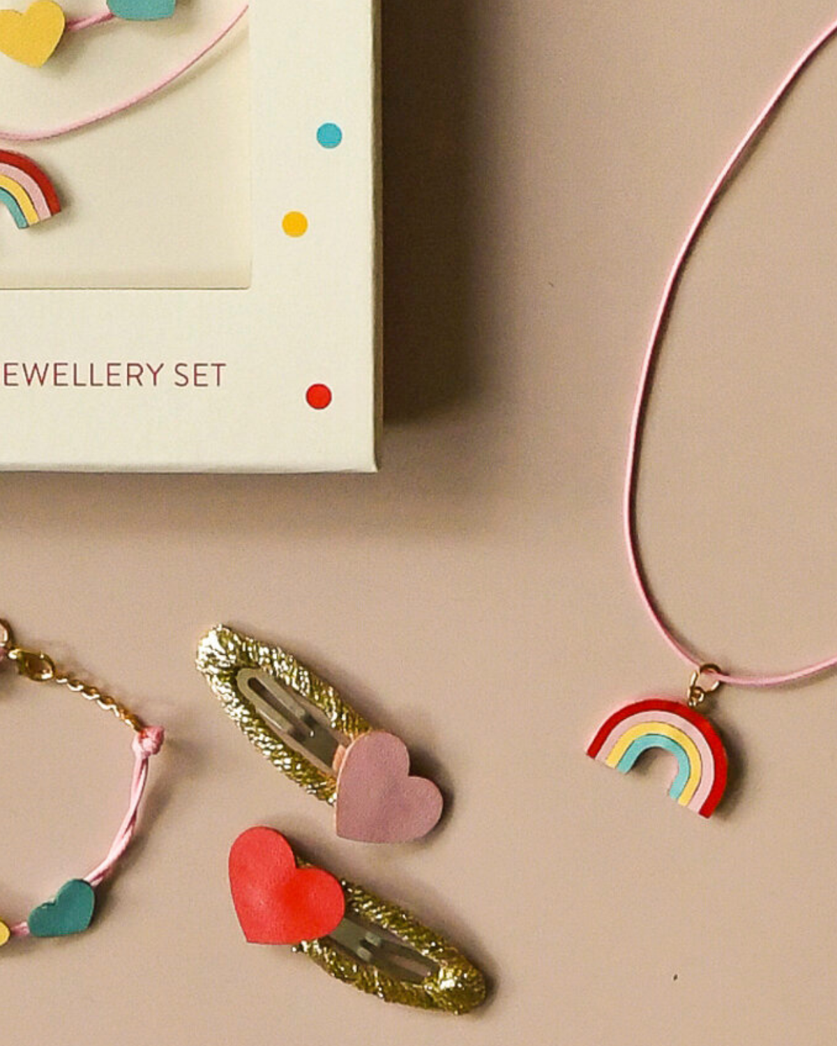 Vintage Rainbow Hair & Jewellery Set by Rockahula Kids