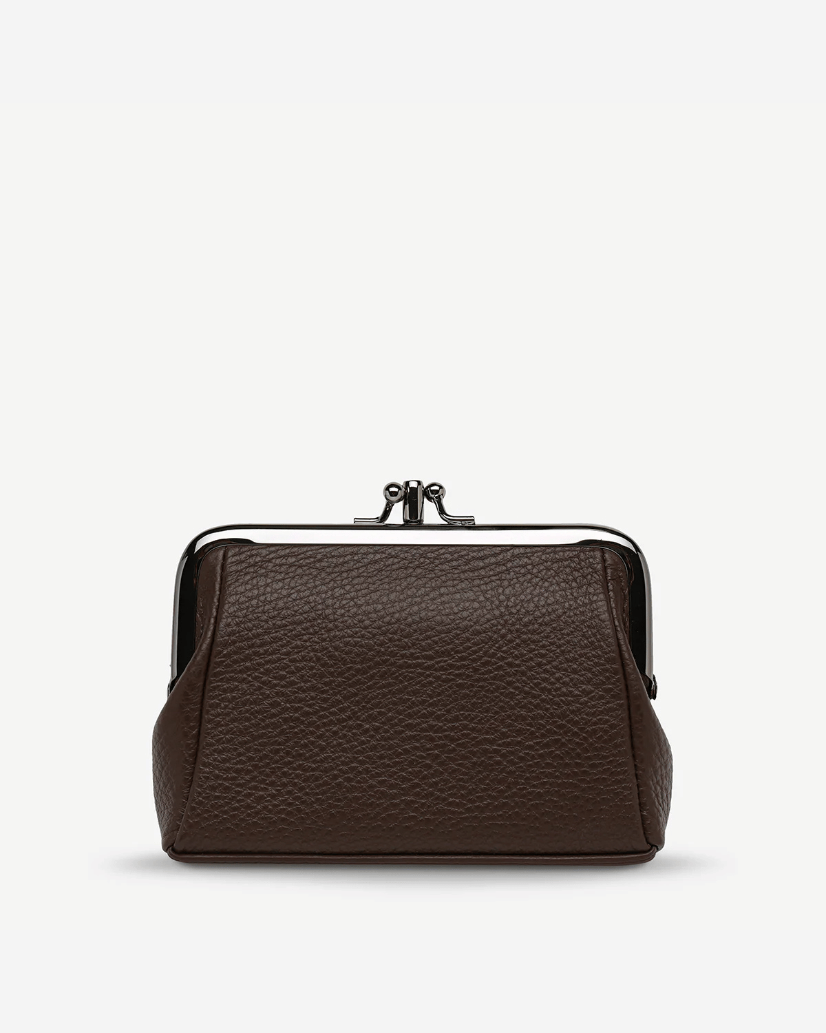 Status Anxiety Volatile Leather Purse - Cocoa