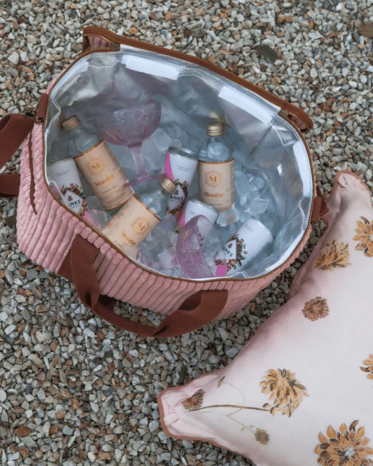 Wandering Folk Cord Insulated Cooler Bag - Orchid (Large) 🌸