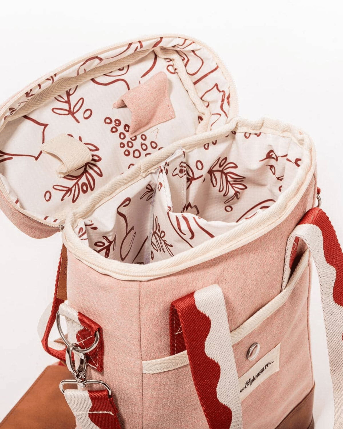 Business & Pleasure Co - Wine Cooler Tote Bag - Rivie Pink