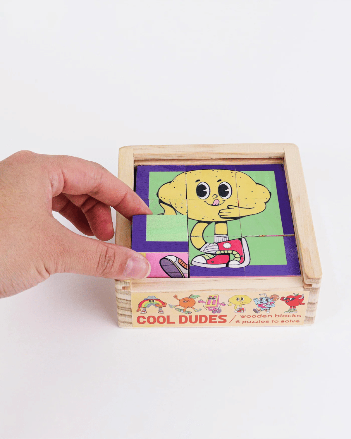 Wooden Block Puzzle - Cool Dudes by Journey of Something