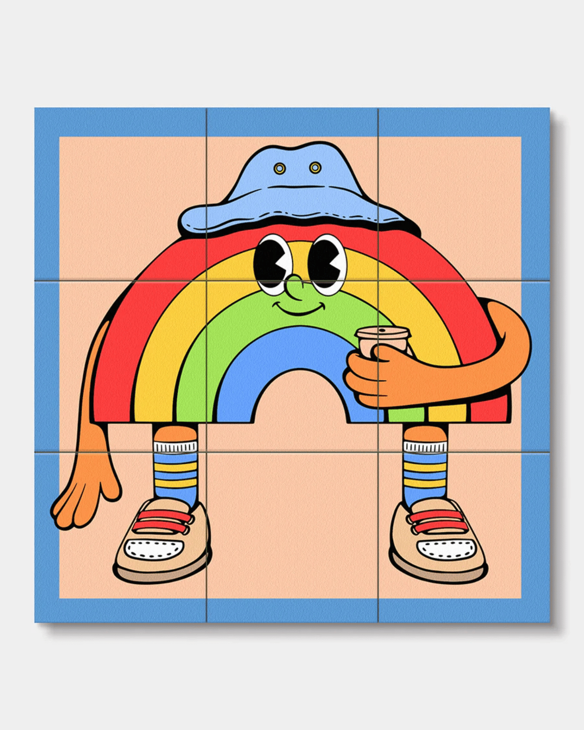 Wooden Block Puzzle - Cool Dudes by Journey of Something