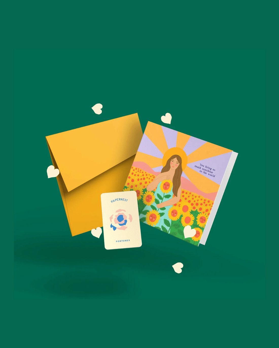 You Bring So Much Sunshine To The World Card by Constanza Goeppinger
