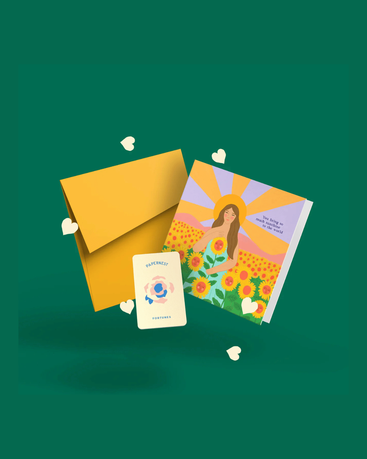 You Bring So Much Sunshine To The World Card by Constanza Goeppinger