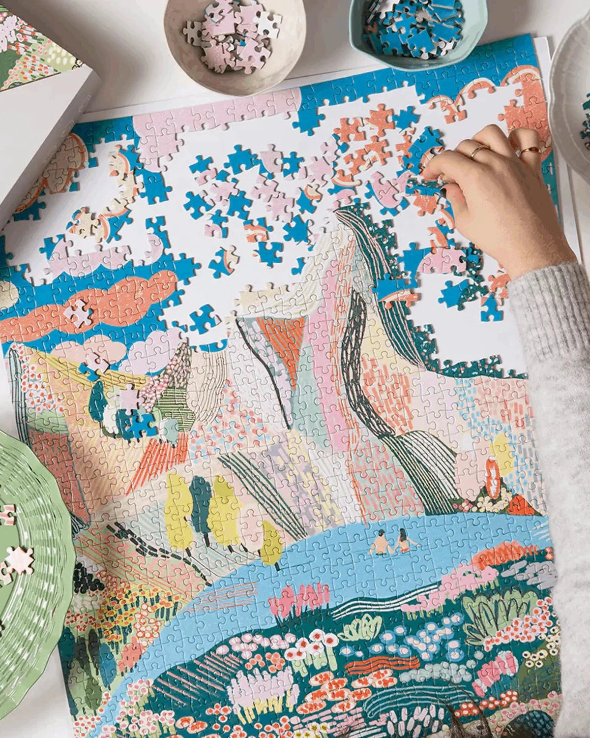 1000 Piece Glitter Puzzle - Laguna by Journey of Something
