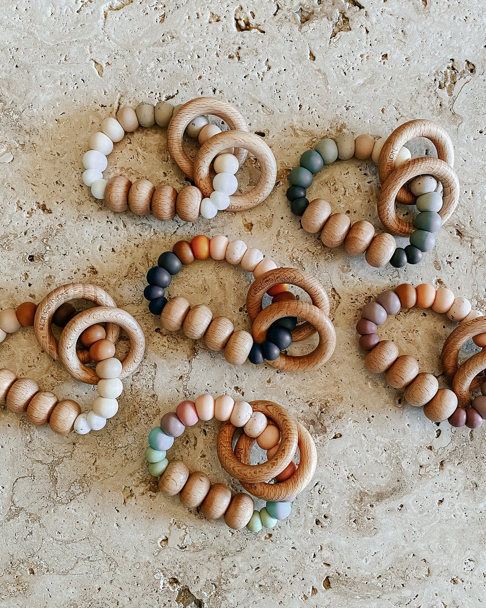 Rainbow Rattle Teether