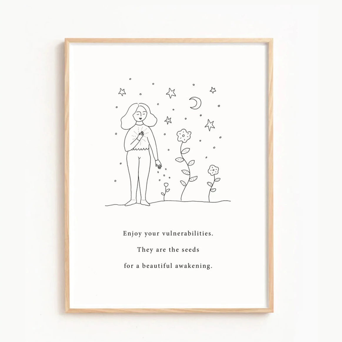 Art Poem Print - Enjoy Your Vulnerabilities