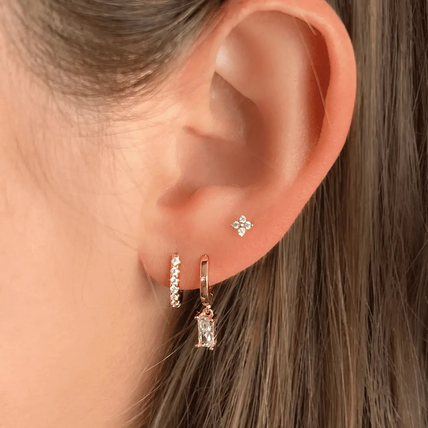 arms of eve pip gold charm zirconia earrings