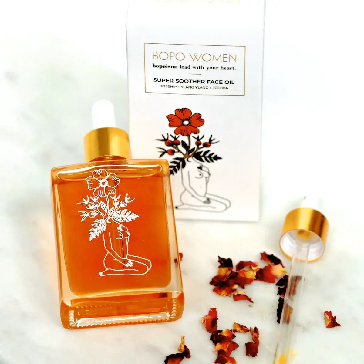 Super Soother Face Oil by Bopo Women - Rosehip, Ylang Ylang & Jojoba