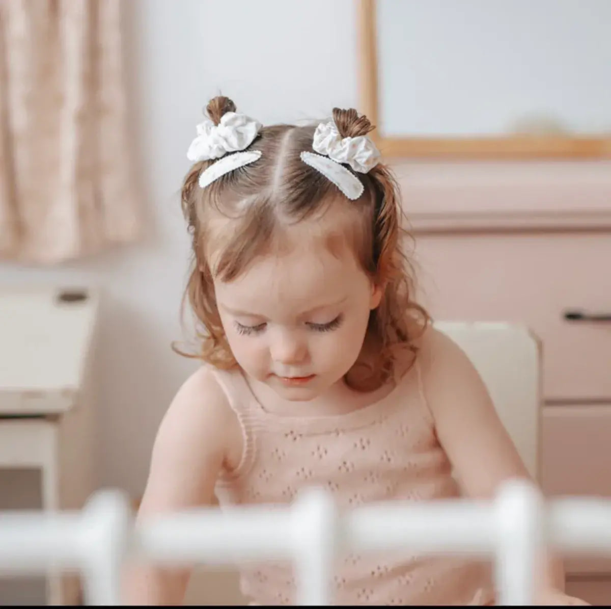 Kids Fabric Hair Clips by Dainty Dulcie - Dandelion