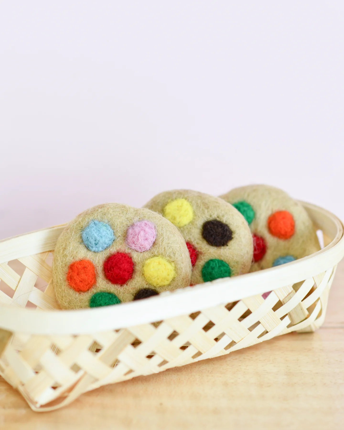 Felt Soft M&M Colourful Cookie