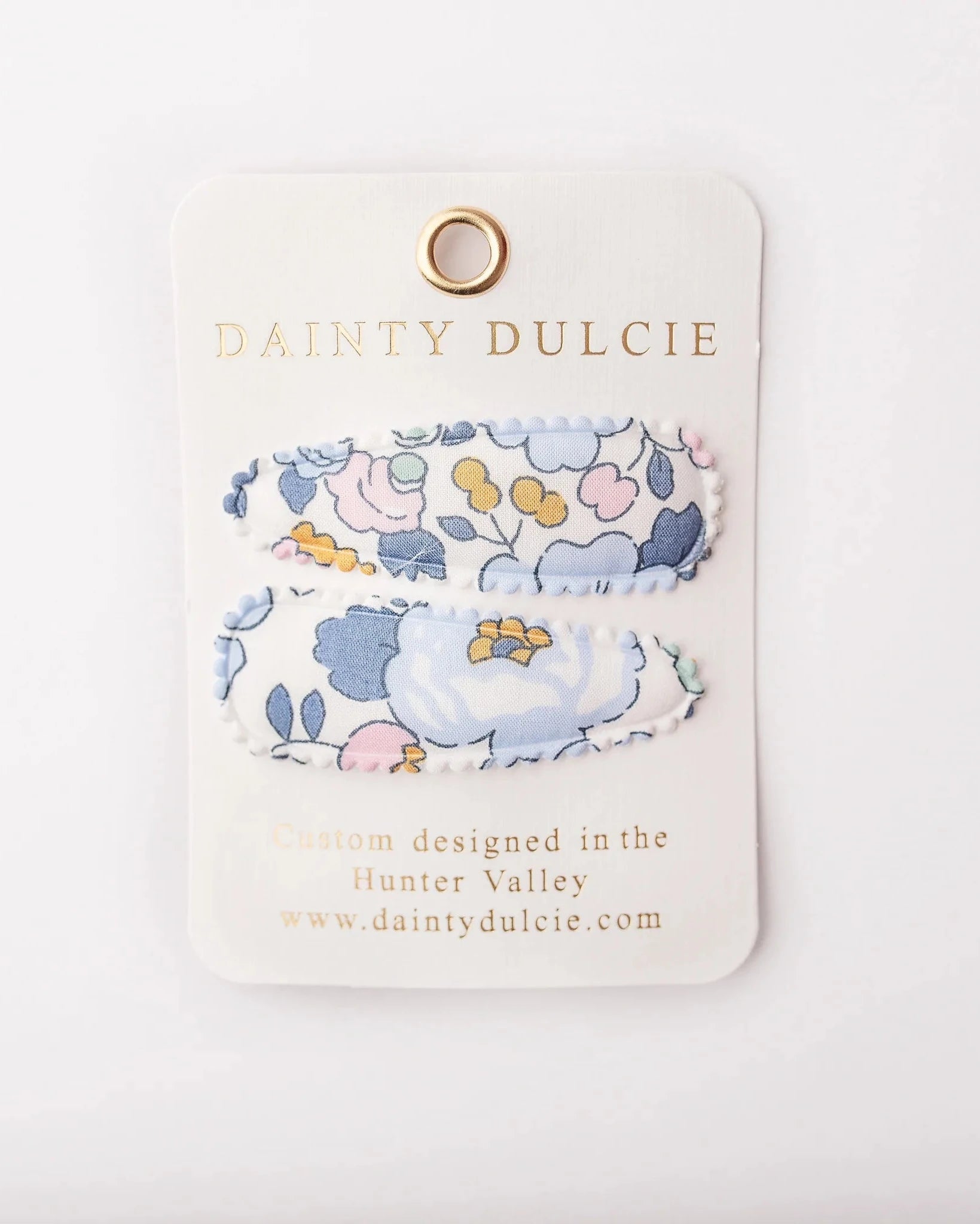 Fabric Hair Clips by Dainty Dulcie - Bess