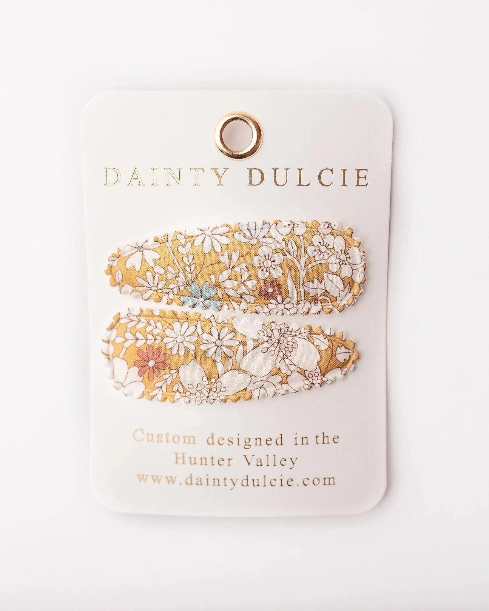 Fabric Hair Clips - Reggie