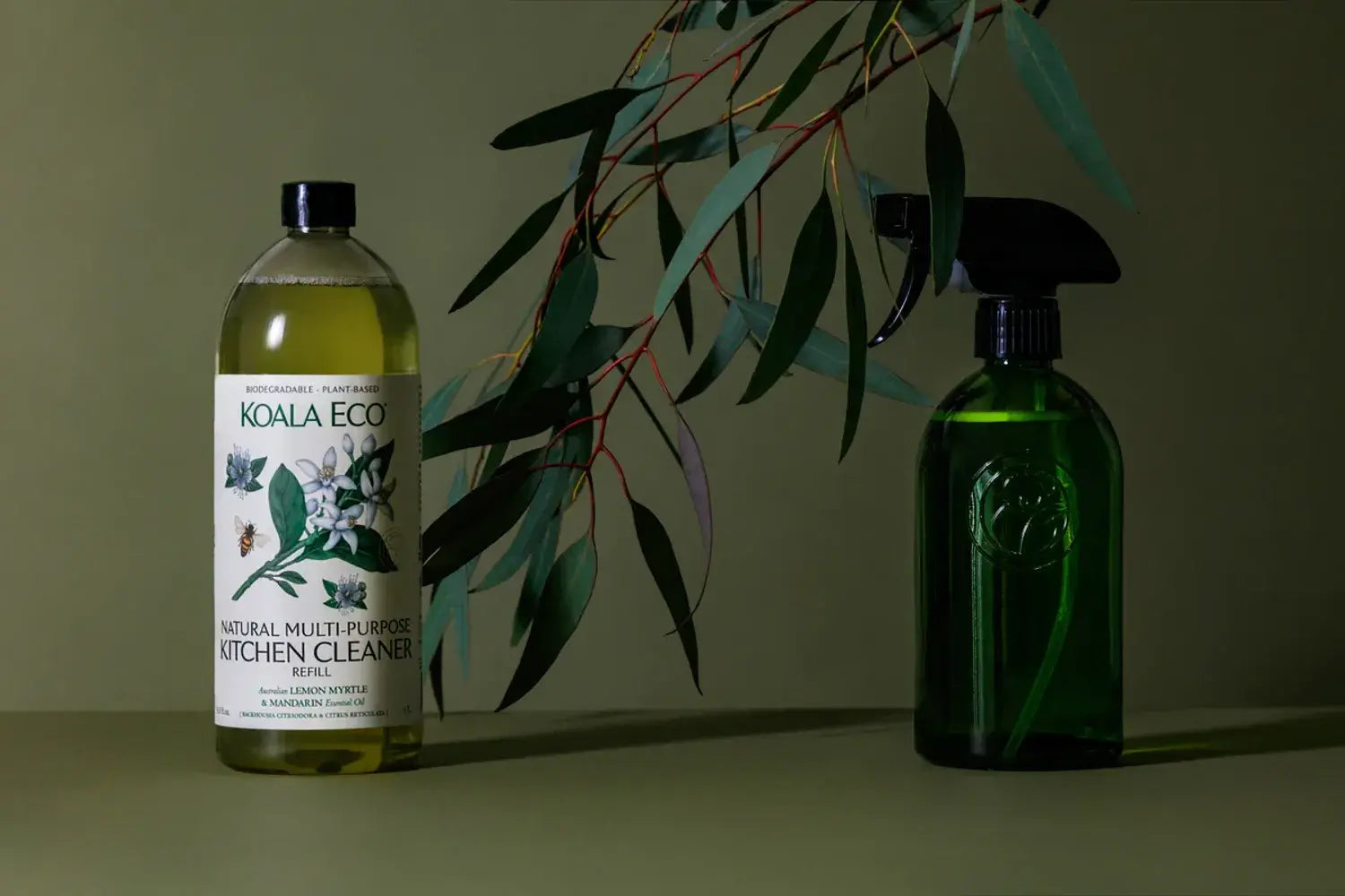 Apothecary Glass Bottle with Spray Trigger by Koala Eco (500ml)