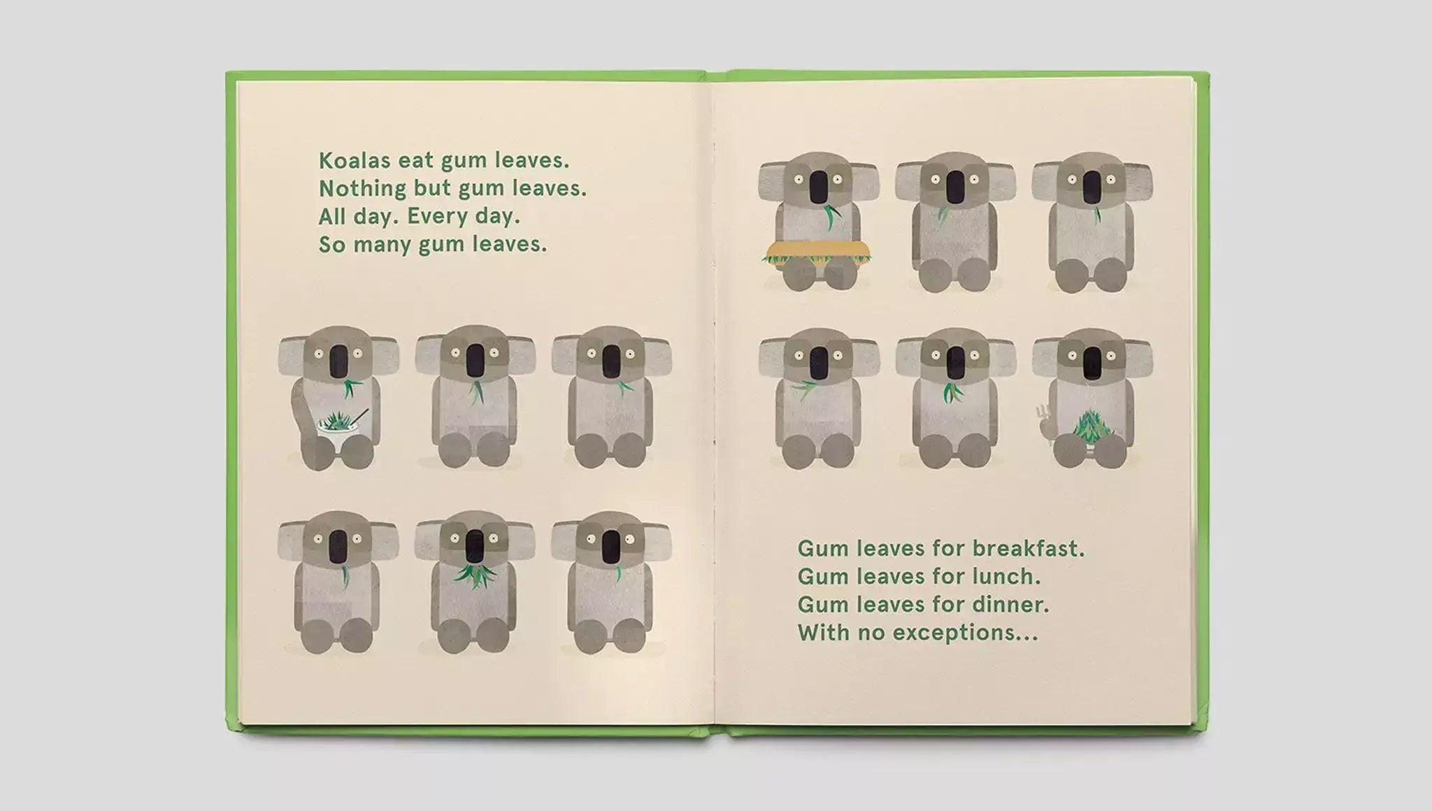 Koalas Eat Gum Leaves - Children&