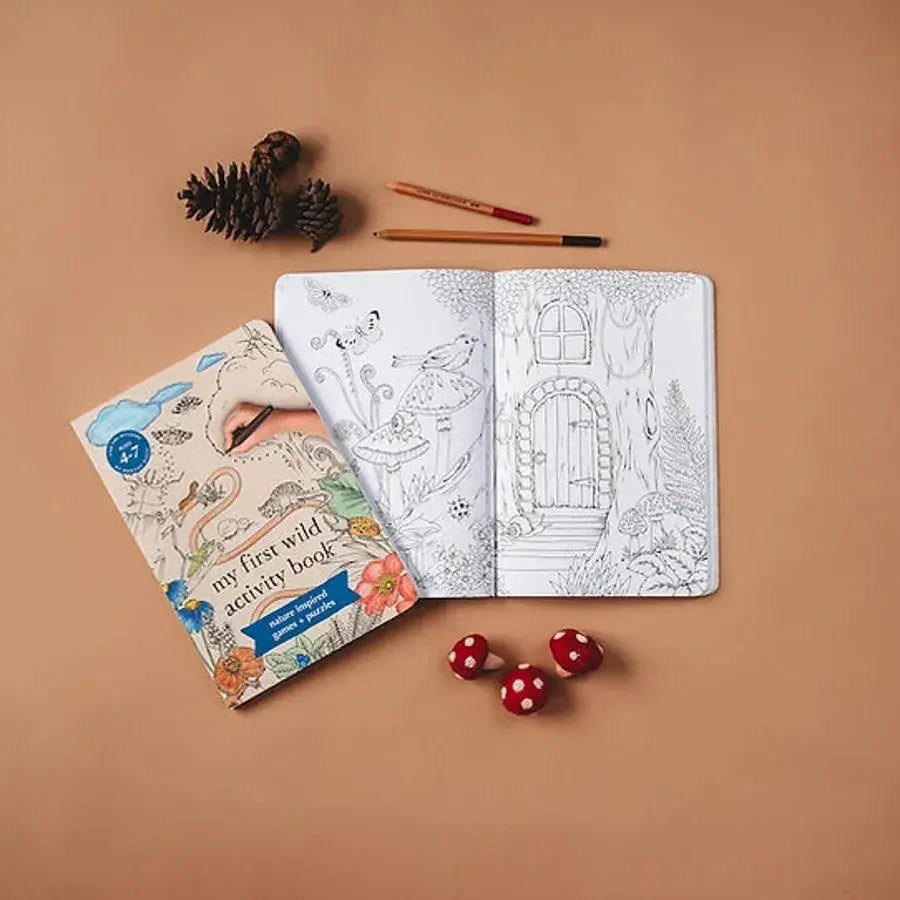 Nature Activity Book for Kids - Colouring In