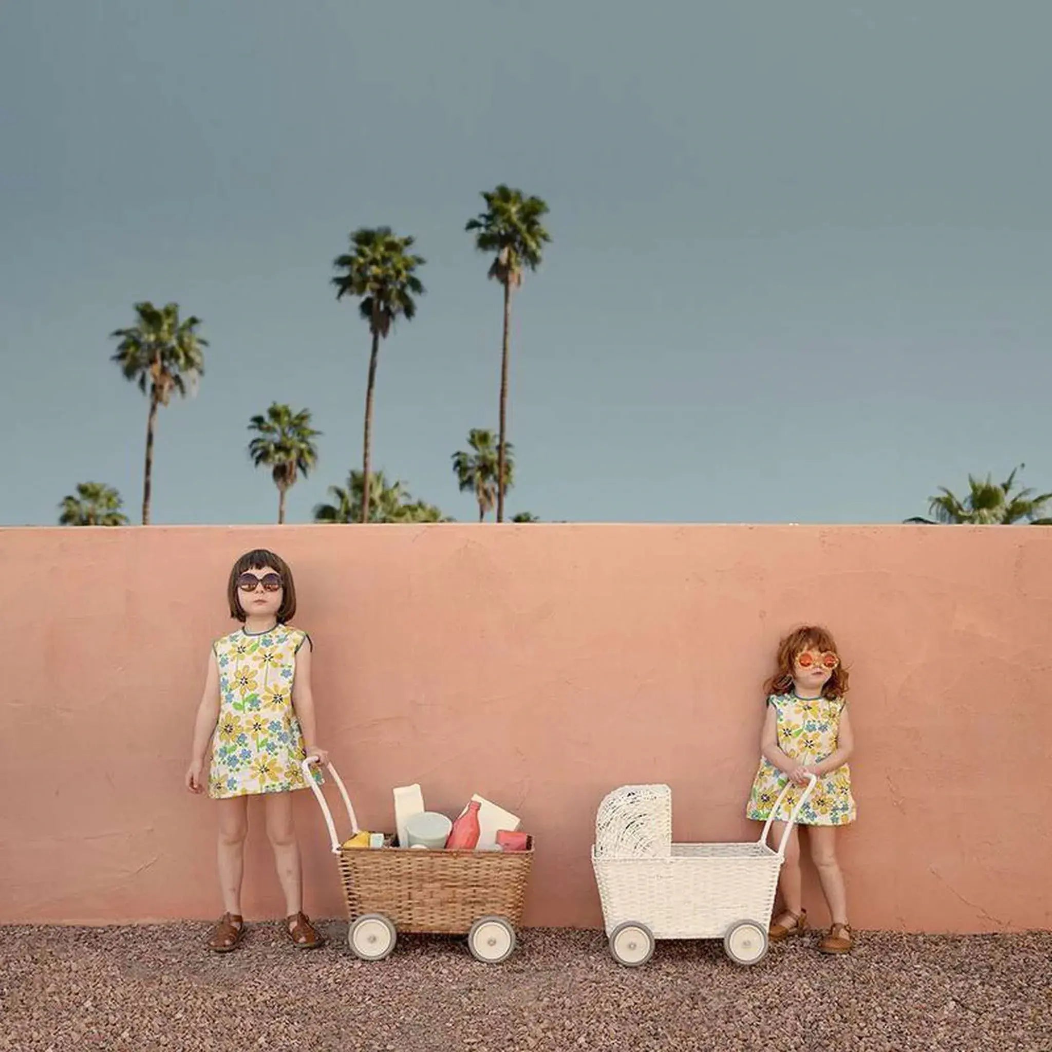 Rattan Strolley by Olli Ella in Natural