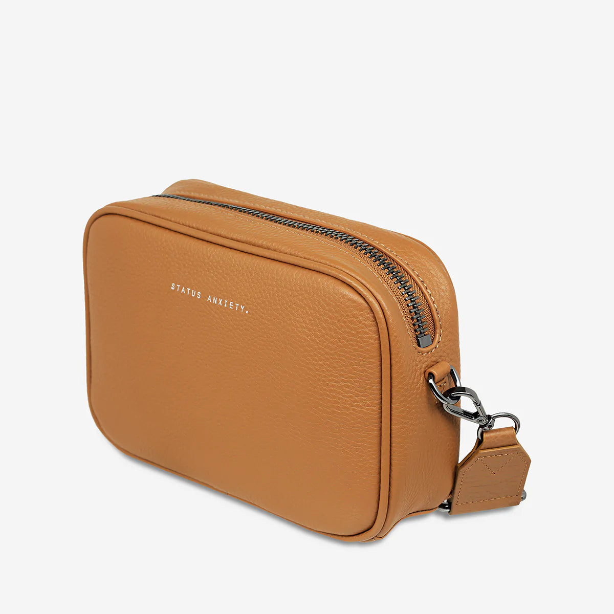 Status Anxiety Bag - Plunder with Webbed Strap in Tan