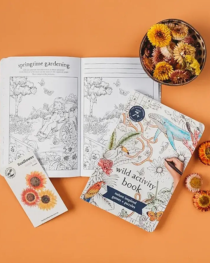 Your Wild Activity Book For Kids Colouring In