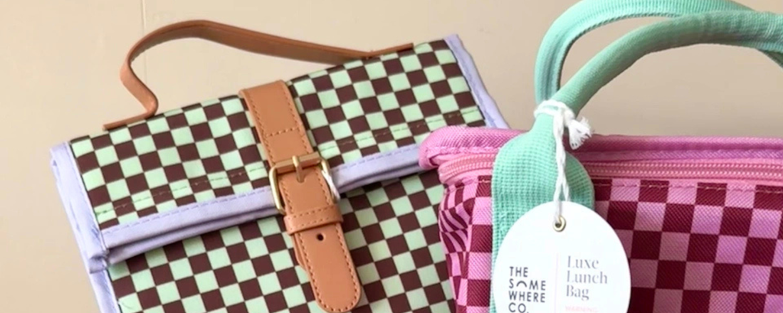 lunch bags / drink bottles / reusable cutlery.