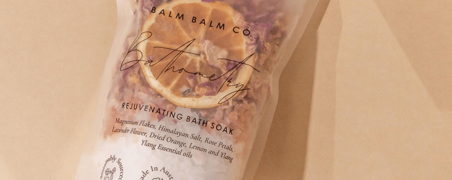 BALM BALM CO l Natural Bath Soaks &amp; Lip Balm Treatments
