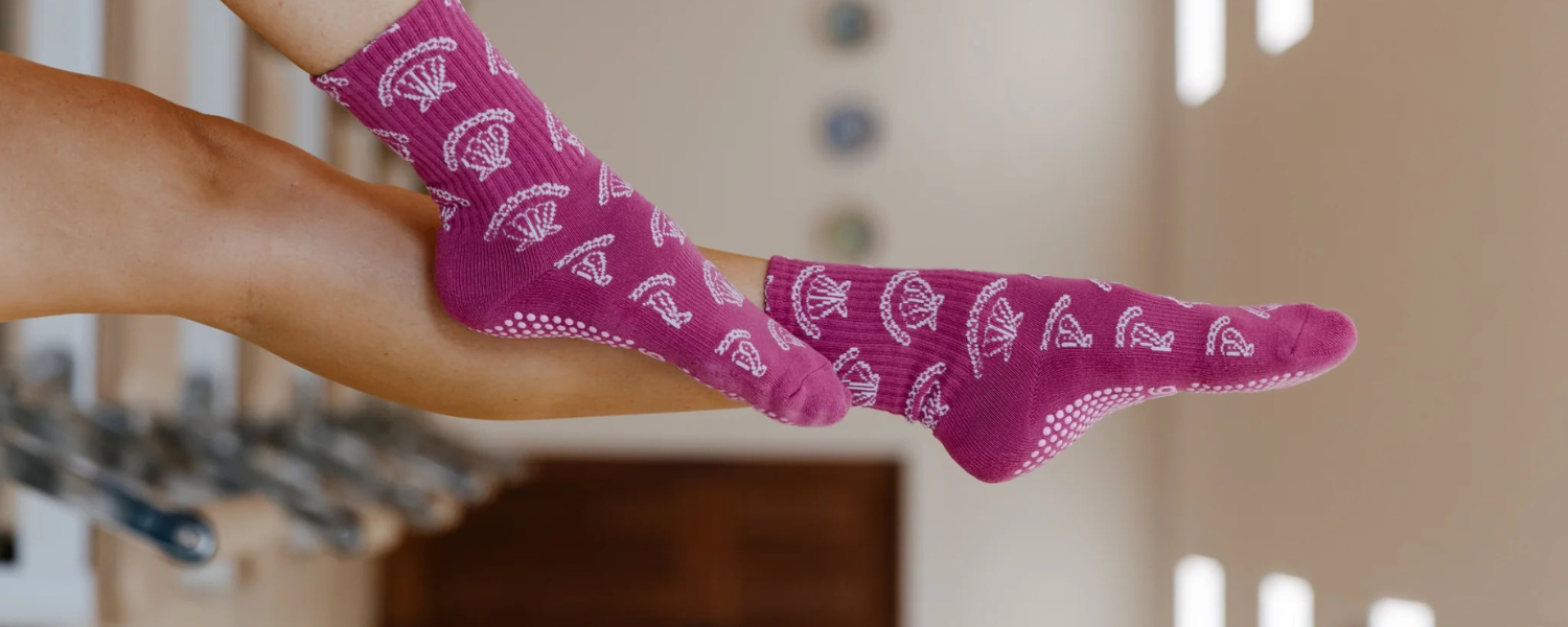 GRIPPY l Cute Pilates Grip Socks for Pilates, Barre &amp; Yoga