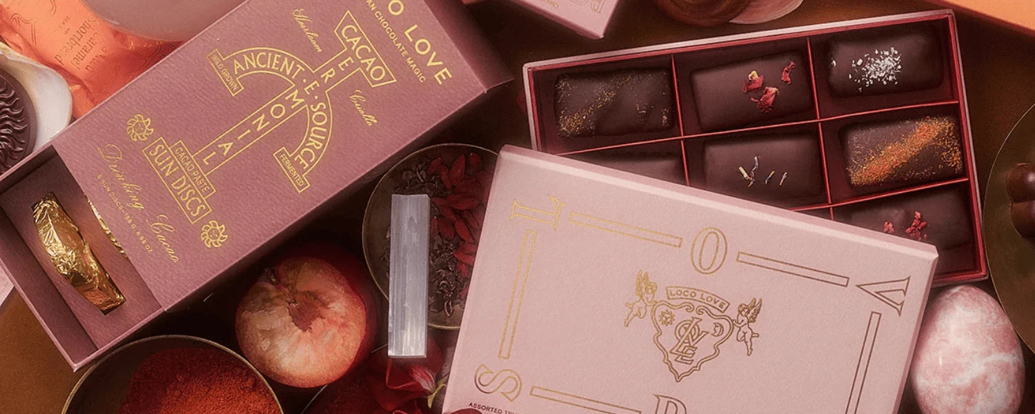 LOCO LOVE l Organic Superfood Artisan Chocolate - Vegan Gluten-Free Sustainably Sourced No Refined Sugars