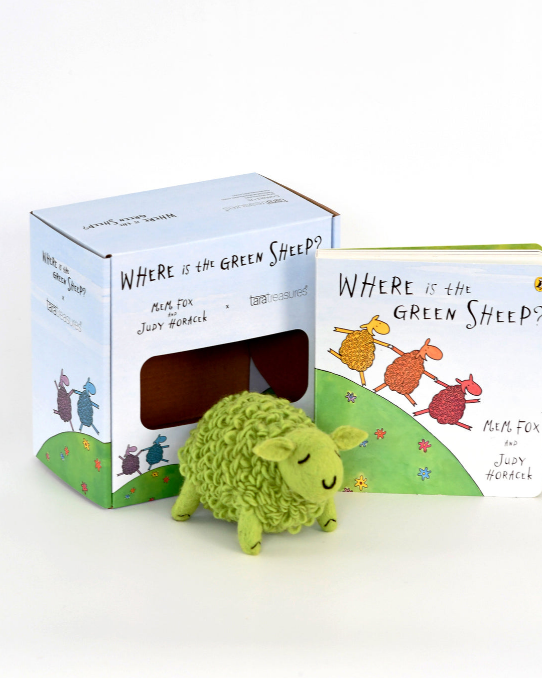 Where Is The Green Sheep? - Toy And Book Set