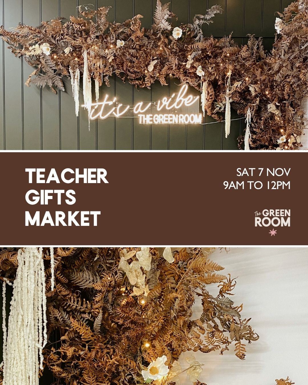 EVENT: Teacher Gifts Market / Saturday 7th November