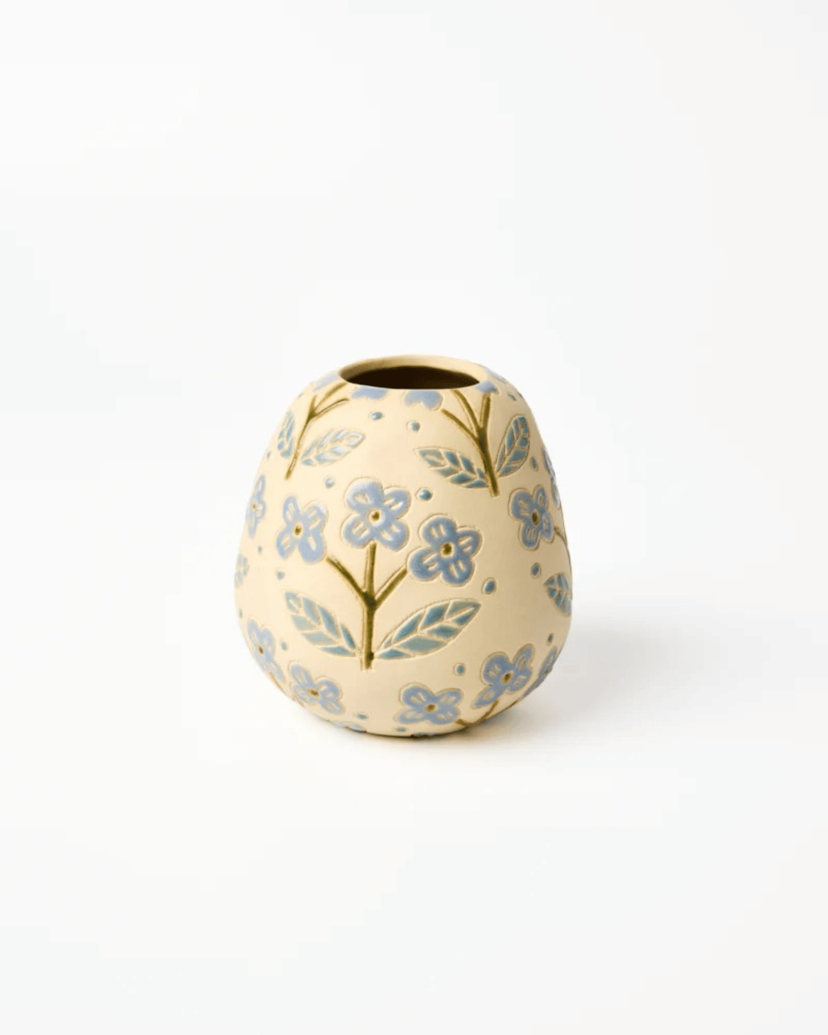 Pollen Blue Floret Vase