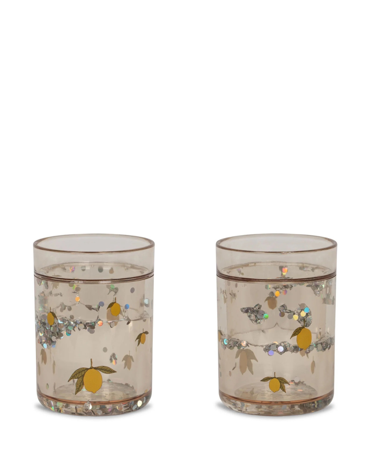 2 Pack Glitter Cups - &amp; Lemon by Konges Sløjd 