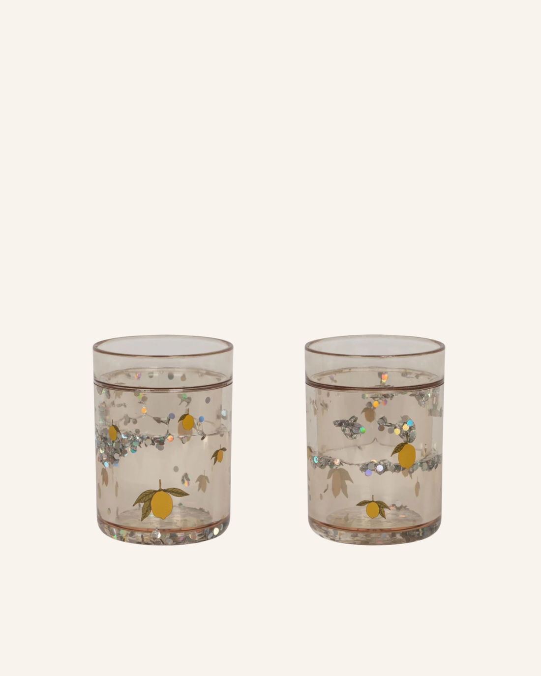 KONGES SLØJD ❘ 2 Pack Glitter Cups - Lemon