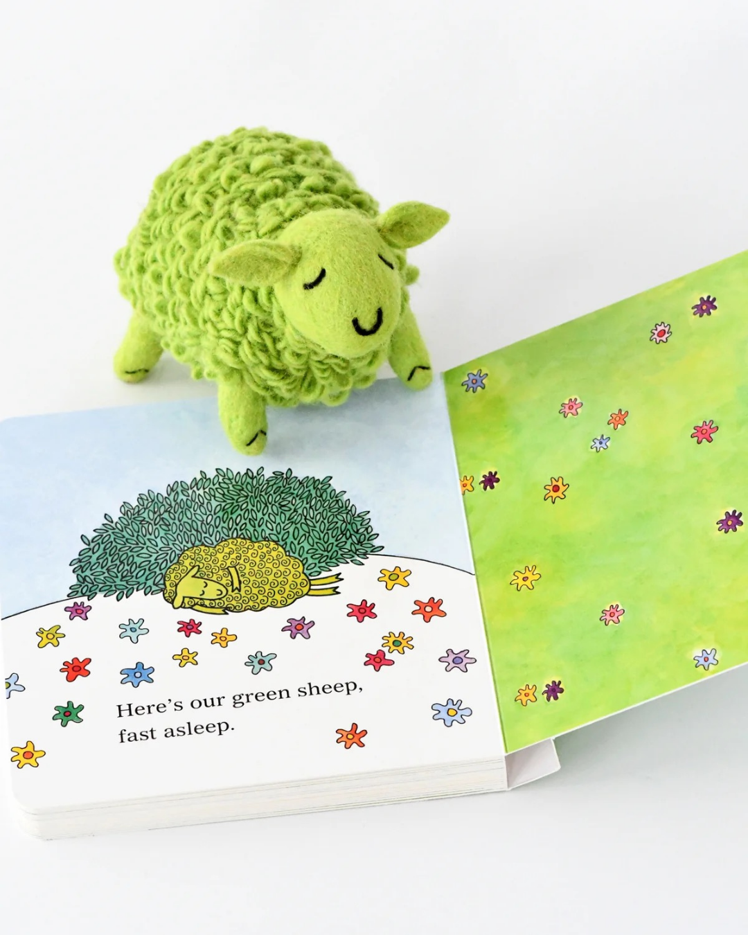 Where Is The Green Sheep? - Toy And Book Set