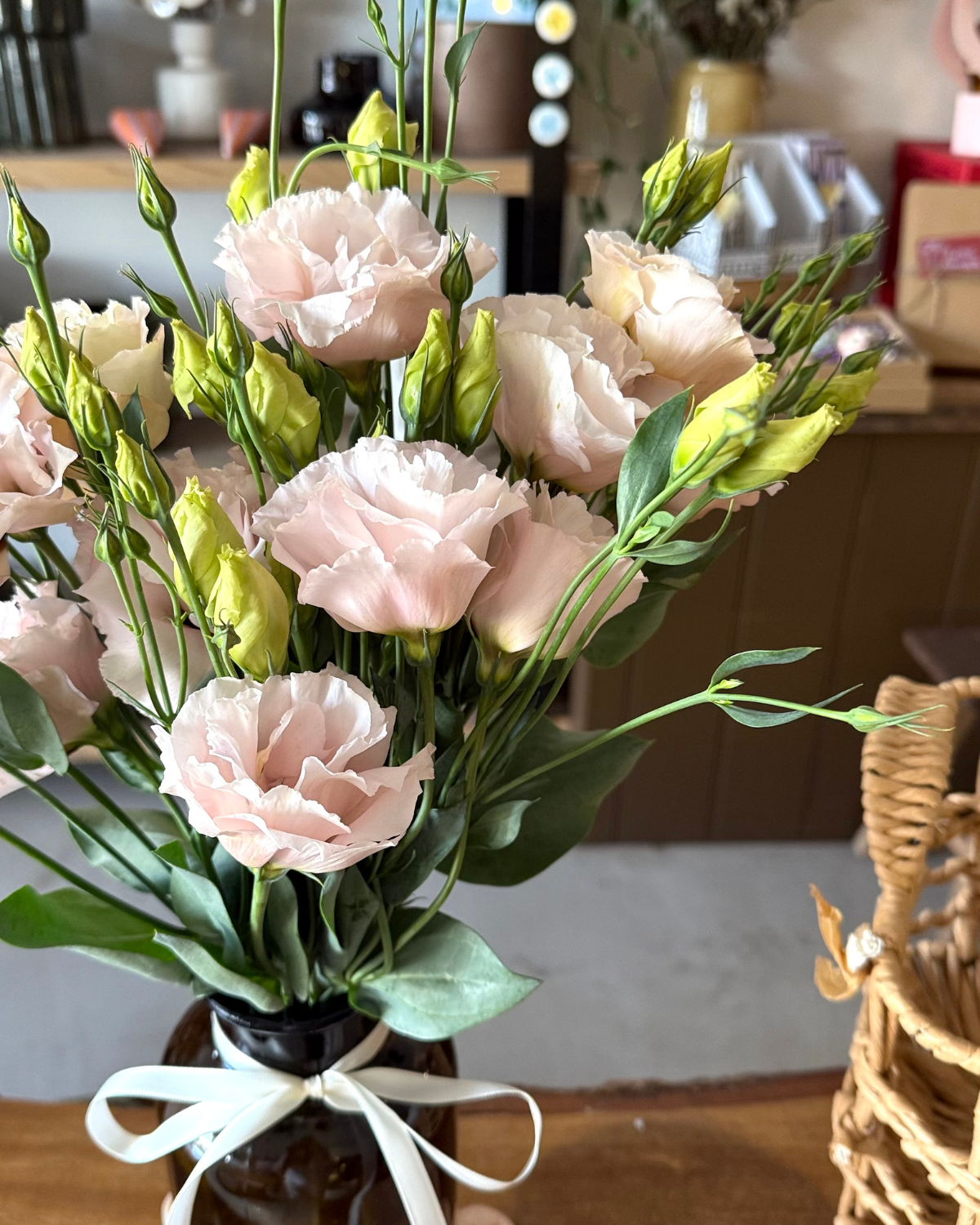 The Flora Bar Jars / Lisianthus