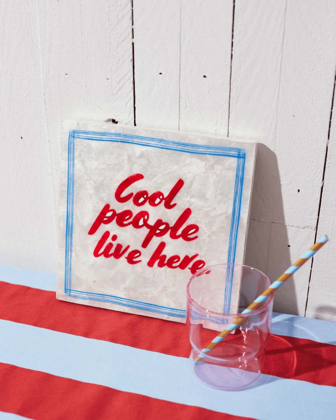 Fun House People Wall Tile