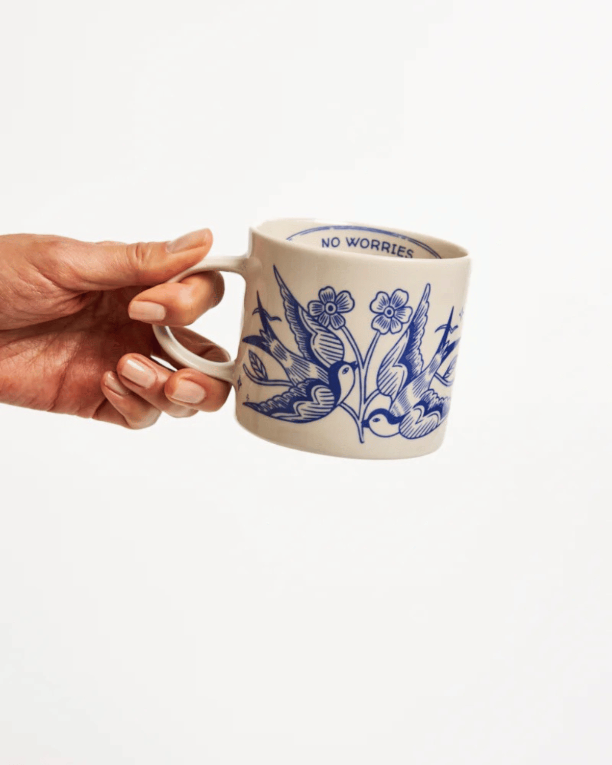 Durable enough for everyday use, it’s a joyful gift that reminds you to go with the flow - no worries
