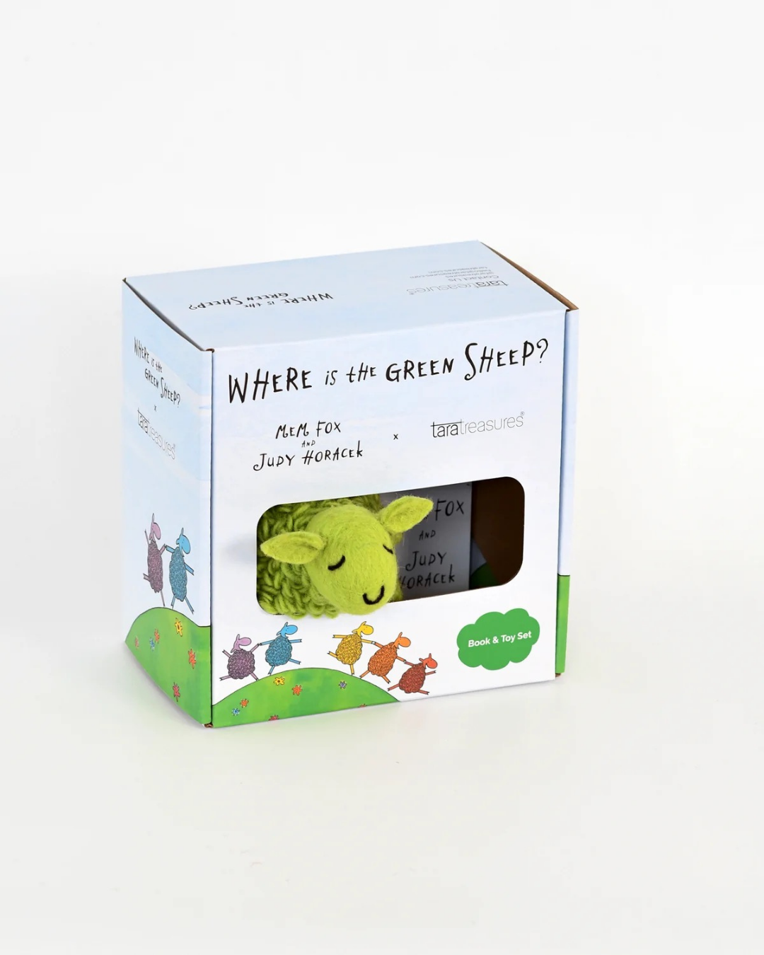 Where Is The Green Sheep? - Toy And Book Set
