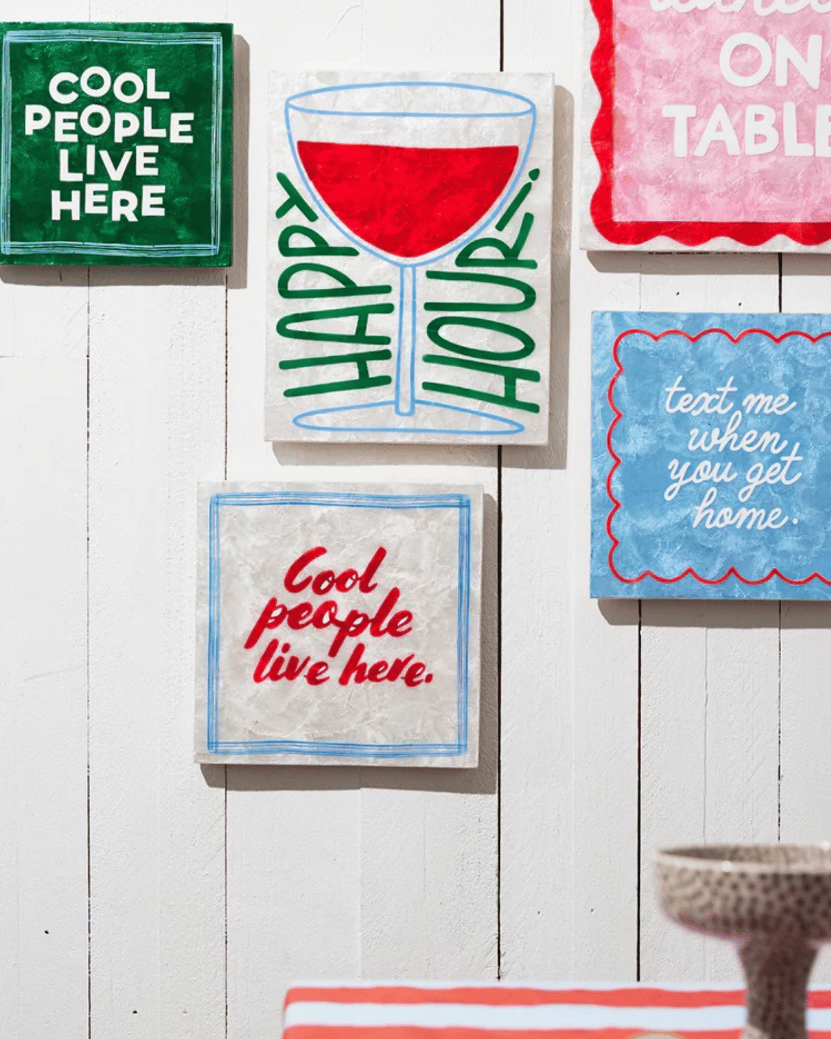 Fun House People Wall Tile