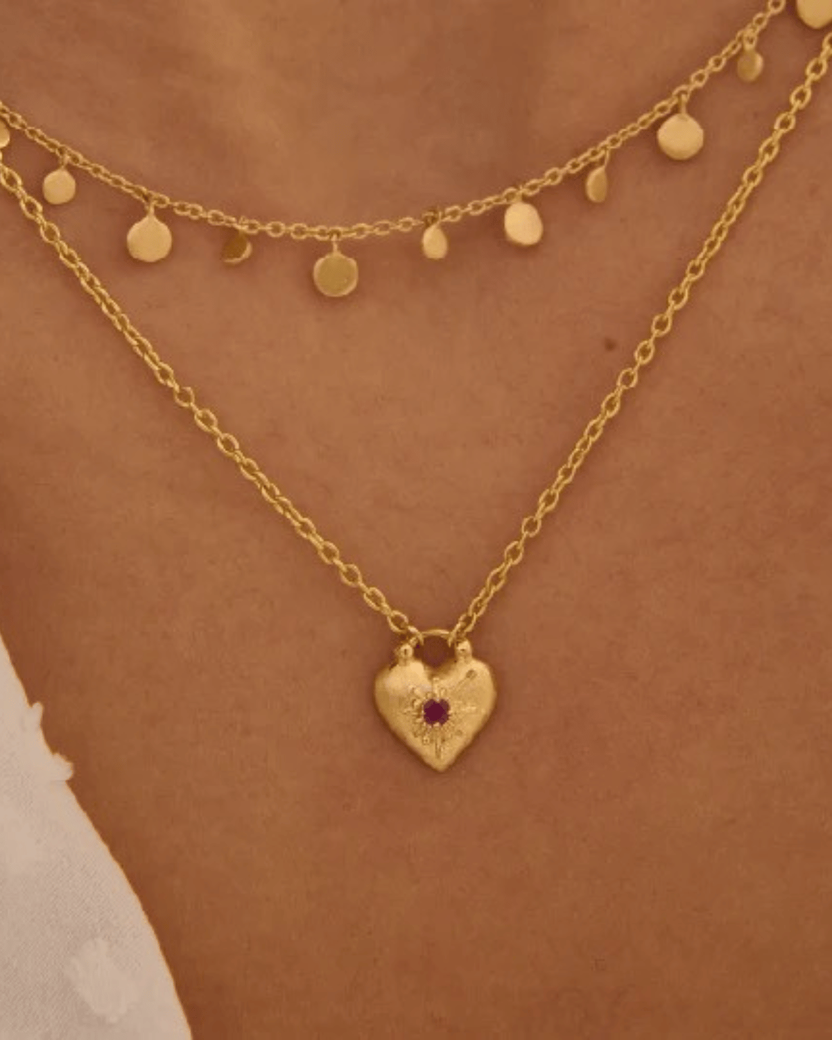 Love You Small Heart Necklace