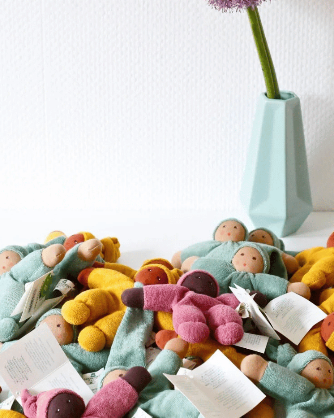 Baby Pimpel Waldorf Doll - Red Violet