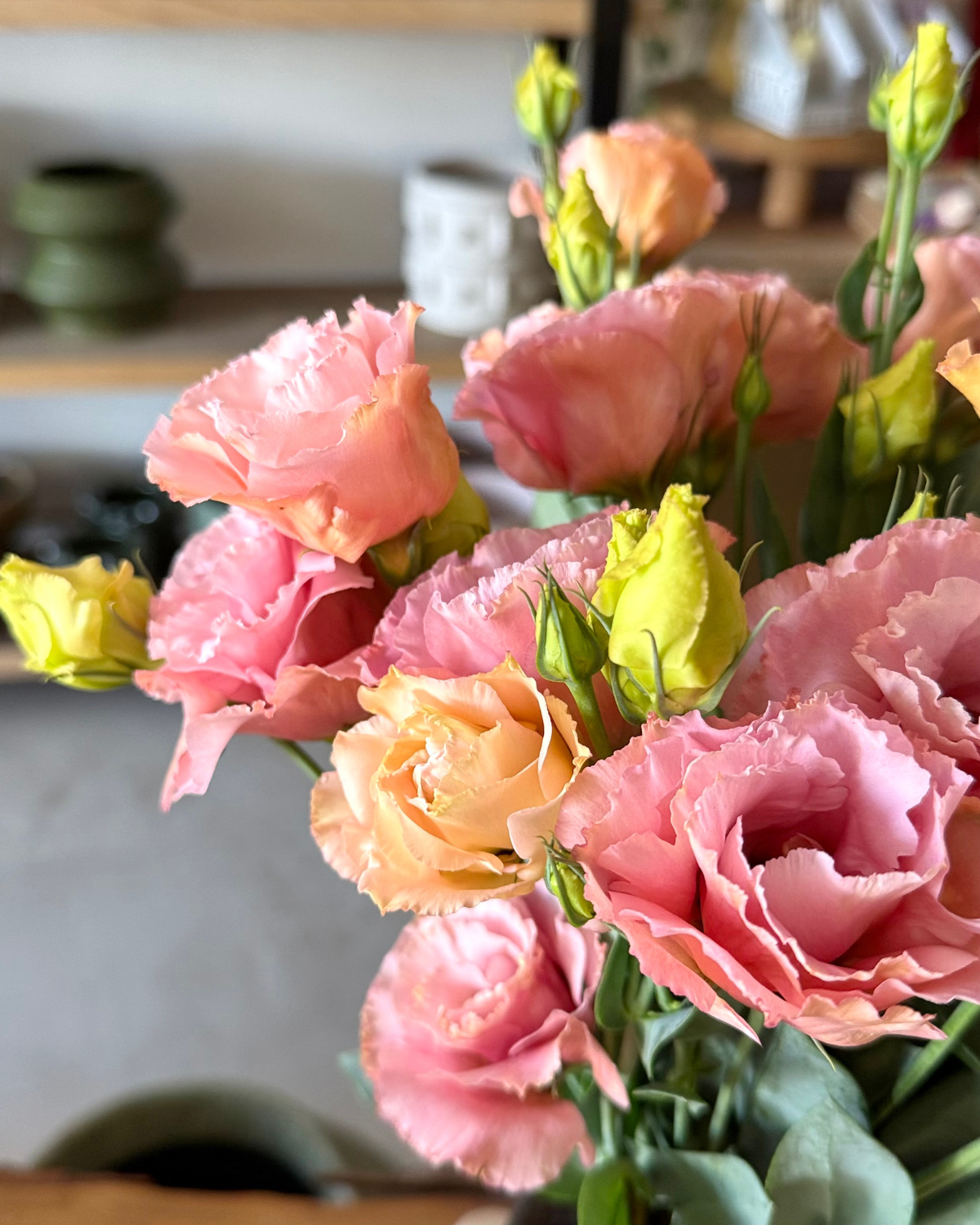 The Flora Bar Jars / Lisianthus