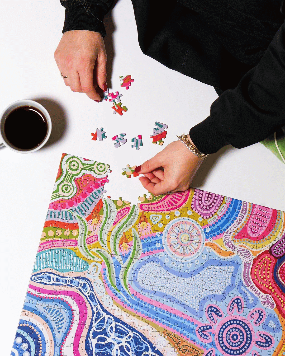 1000 Piece Puzzle - Colourful Life