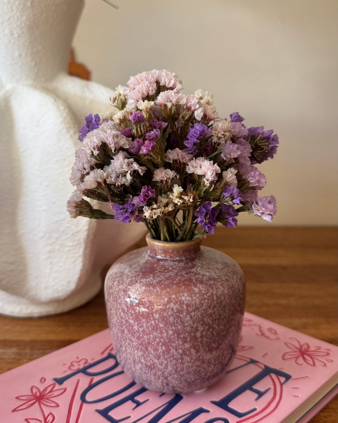 DRIED FLOWER VASE ❘ Mini Purple