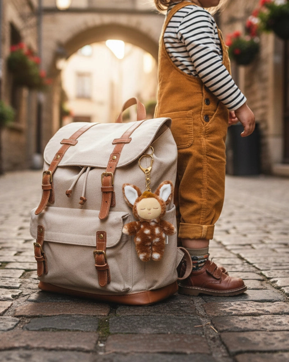 Dinkum Cozy Bag Charm - Fawny Lala. by Oille Ella